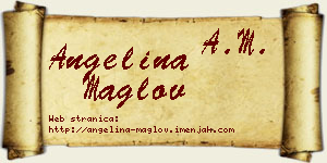 Angelina Maglov vizit kartica